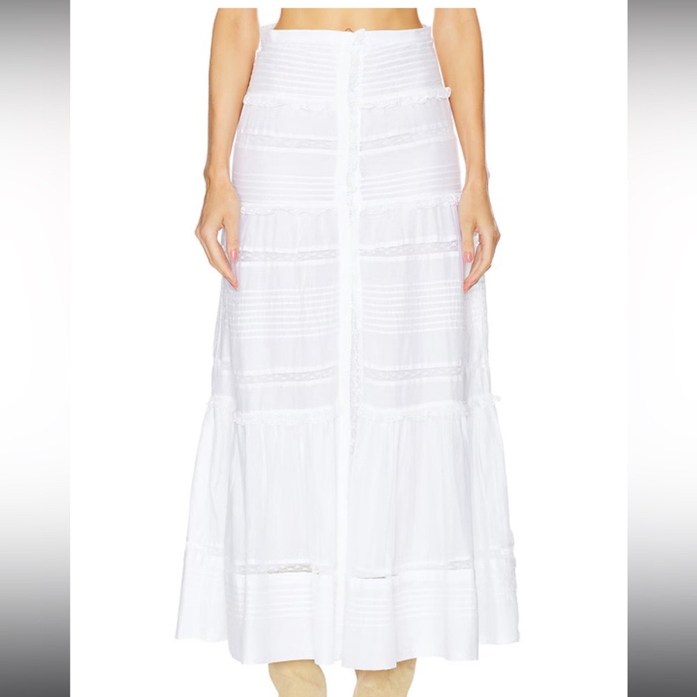 Isabel Marant Etoile Gihane White Maxi Skirt